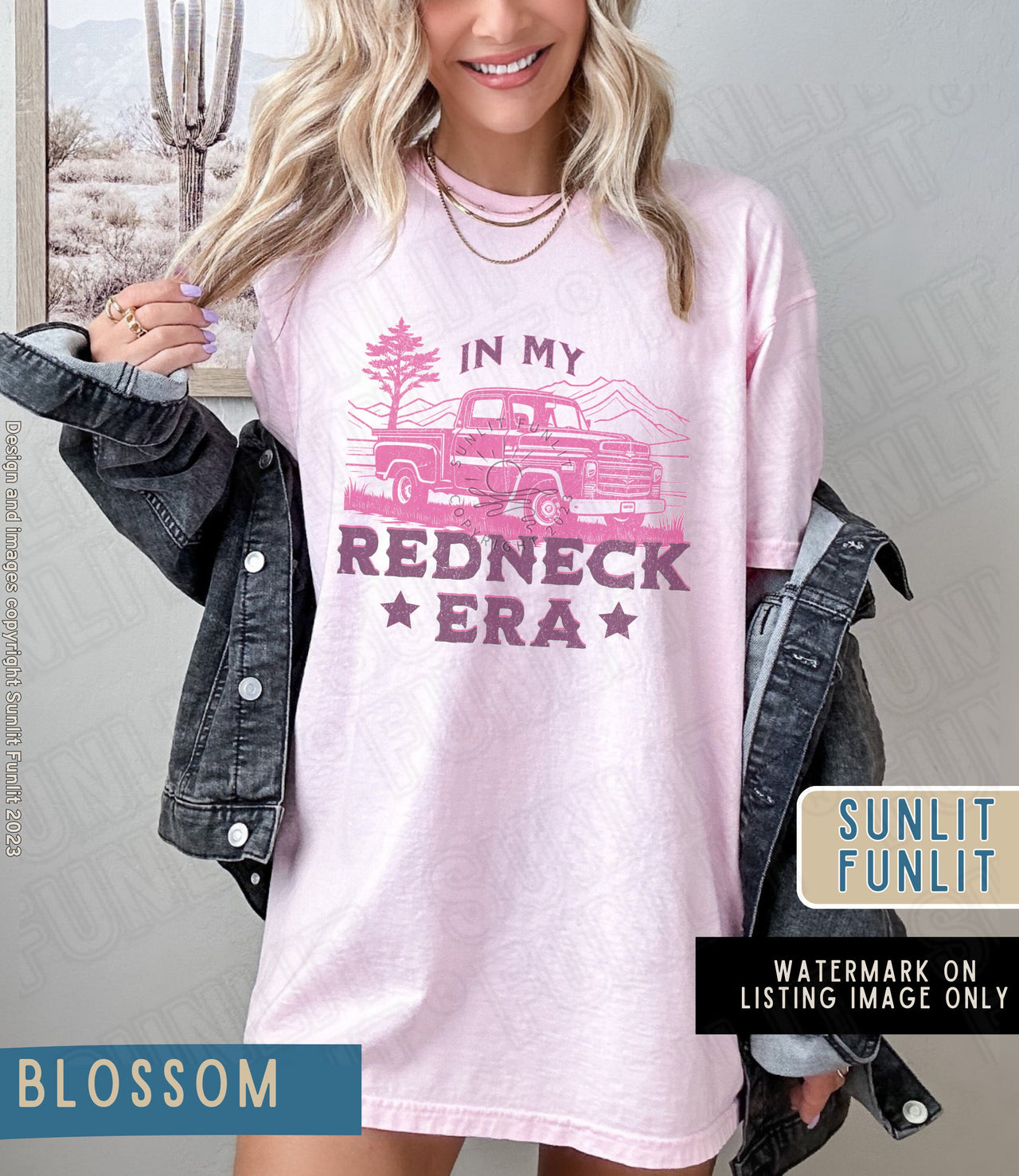 Redneck Shirt In My Redneck Era T Shirt Dresses Country Concert Tee, Comfort Colors Vintage Truck Shirt, Rodeo Cowgirl Era, Funny Gifts - SunlitFunlit