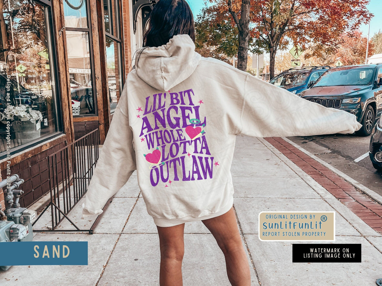 Wallen Hoodie Sweatshirt, Long Live Cowgirls Country, Angel Outlaw Pullover, Country Music Festival, Country Concert Tee, Music Fan Gift - SunlitFunlit