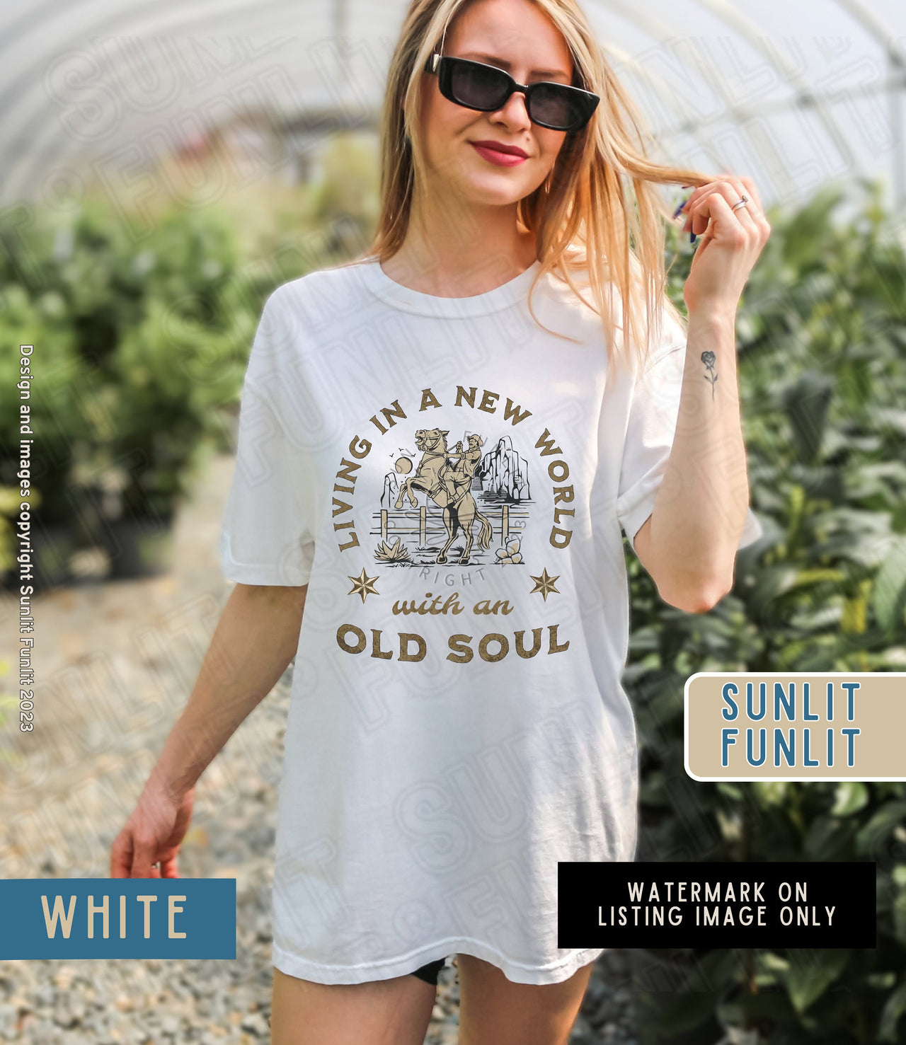 Rich Men North of Richmond Shirt, New World Old Soul Tshirt, Song Lyrics, Comfort Colors Western Graphic Tee, American Rodeo Country Music - SunlitFunlit