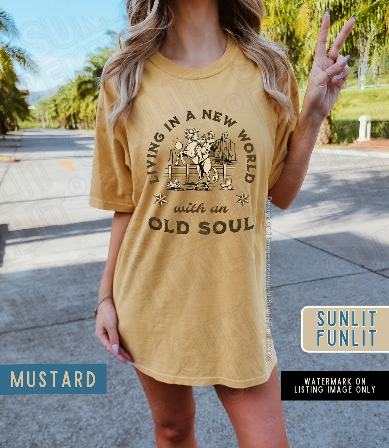 Rich Men North of Richmond Shirt, New World Old Soul Tshirt, Song Lyrics, Comfort Colors Western Graphic Tee, American Rodeo Country Music - SunlitFunlit