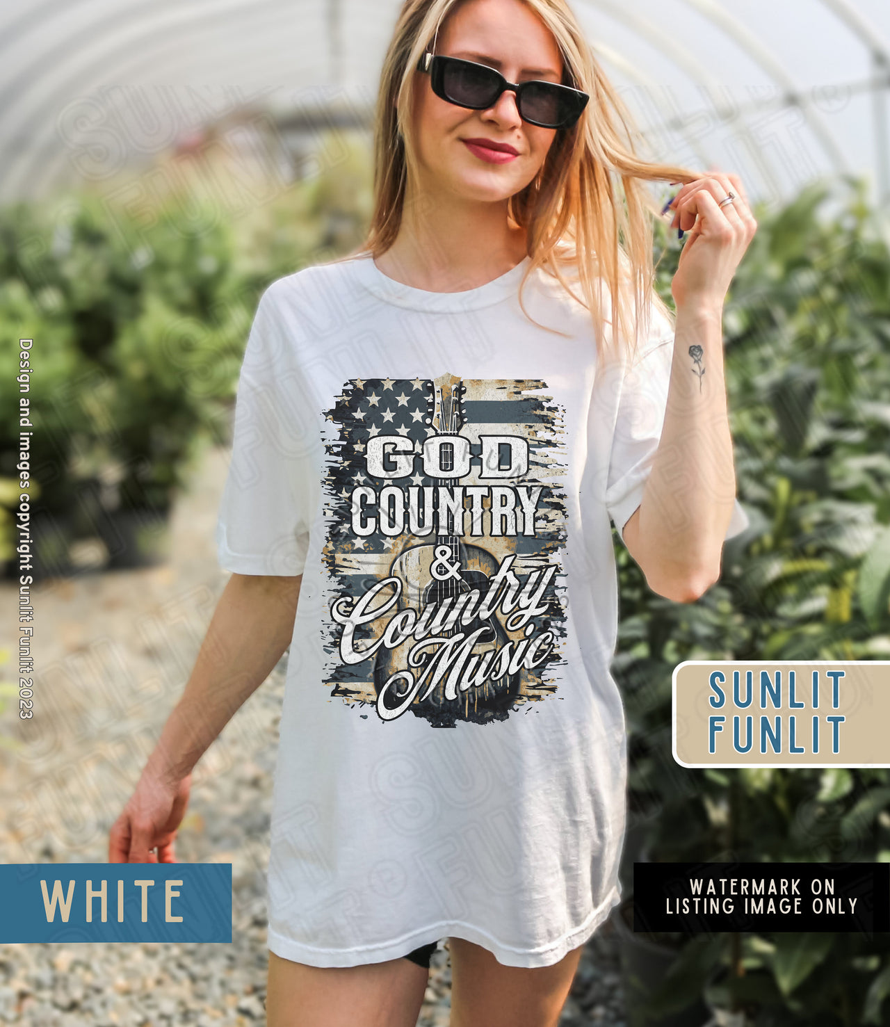 Country Music Shirt Distressed Country Concert T Shirt Dress, Comfort Colors Plus Size