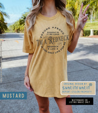 Thumbnail for Country Music Shirt For Him, The Redneck Song Lyrics Shirt