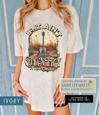 Thumbnail for Country Music Shirt Dress, Comfort Colors Country Concert Outfit