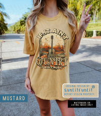 Thumbnail for Country Music Shirt Dress, Comfort Colors Country Concert Outfit