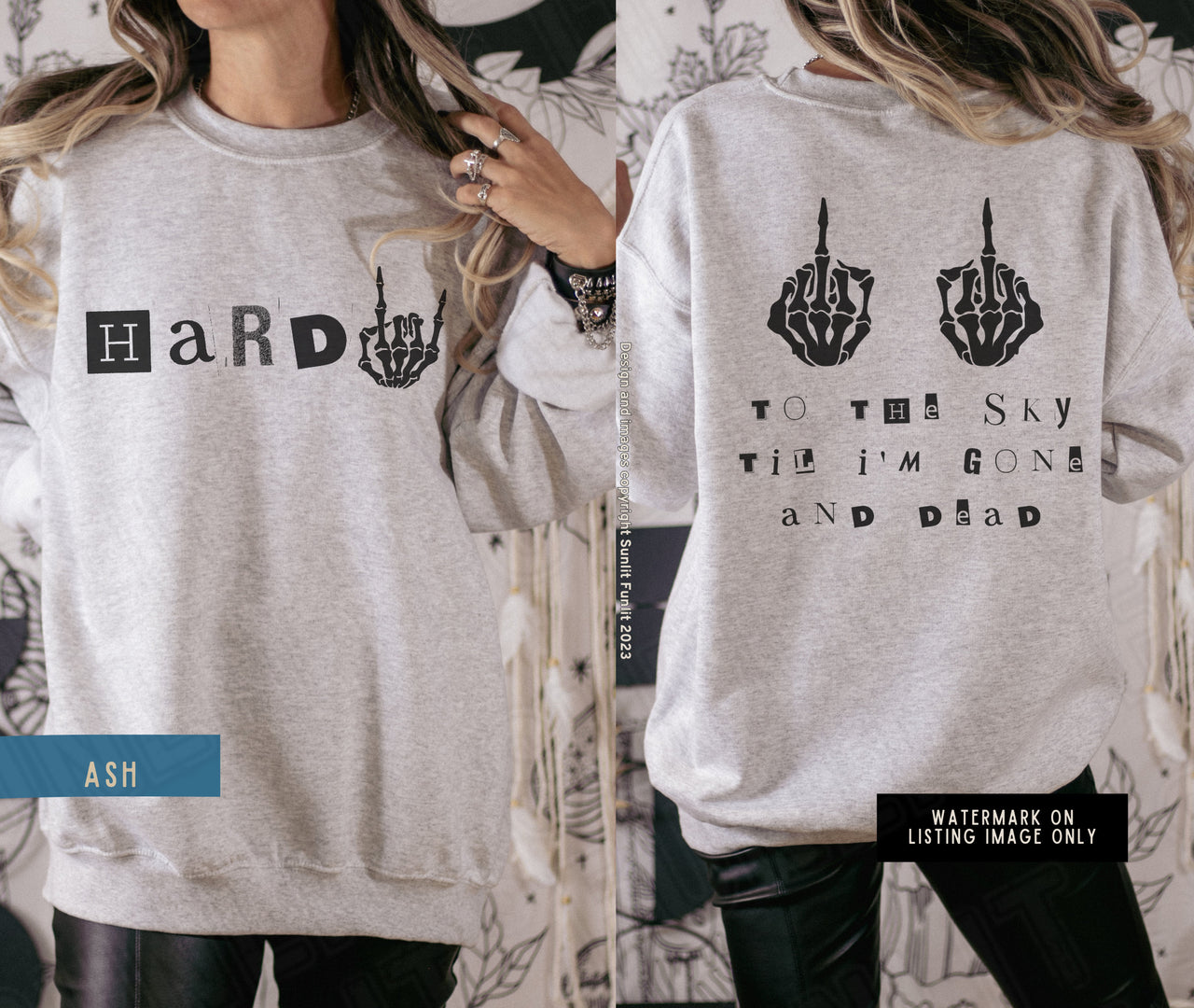 Hardy Sweatshirt Sold Out, Country Music Shirt Sold Out Concert Outfit, Two Sided Crewneck Sweater, Oversized Plus Size Gift for Music Lover - SunlitFunlit