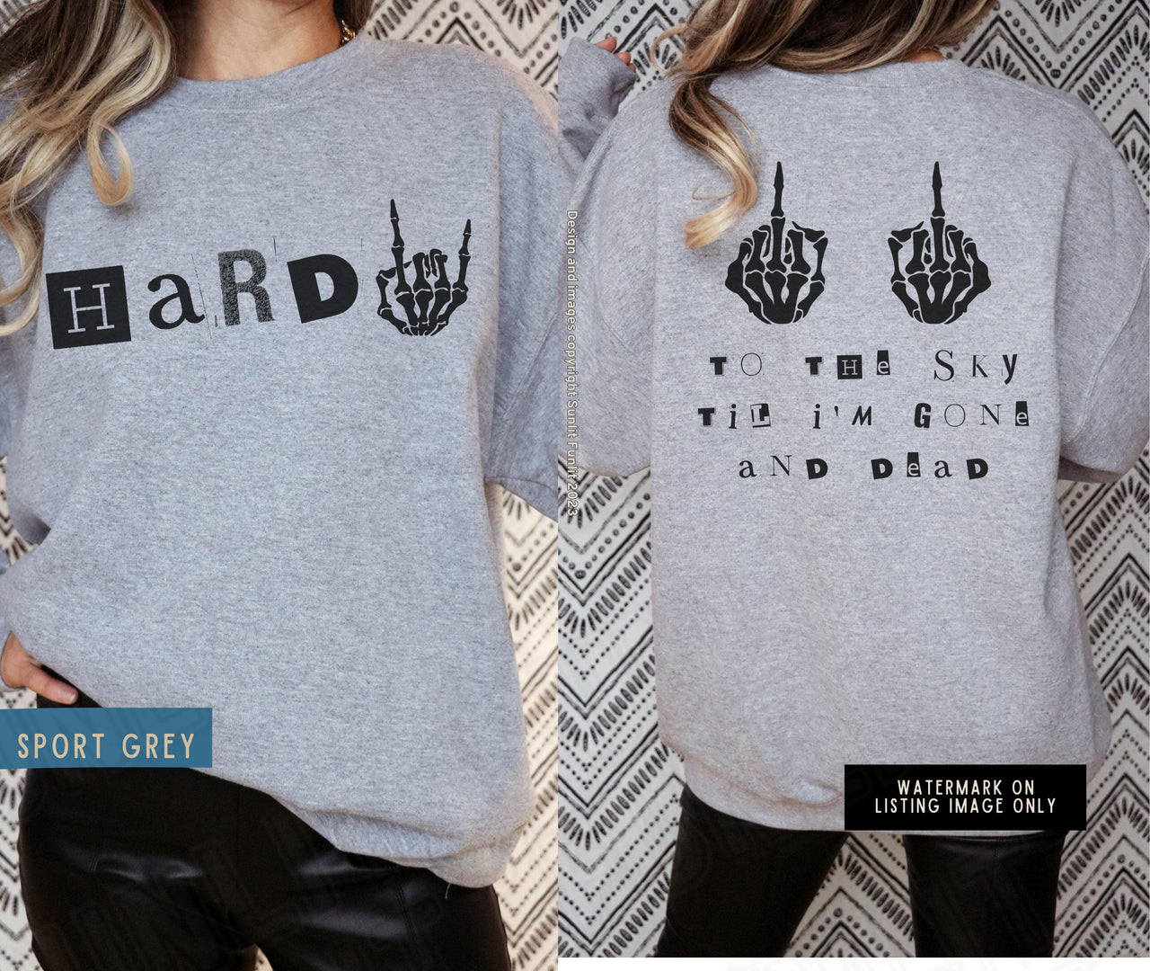 Hardy Sweatshirt Sold Out, Country Music Shirt Sold Out Concert Outfit, Two Sided Crewneck Sweater, Oversized Plus Size Gift for Music Lover - SunlitFunlit