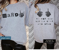 Thumbnail for Hardy Sweatshirt Sold Out, Country Music Shirt Sold Out Concert Outfit, Two Sided Crewneck Sweater, Oversized Plus Size Gift for Music Lover - SunlitFunlit