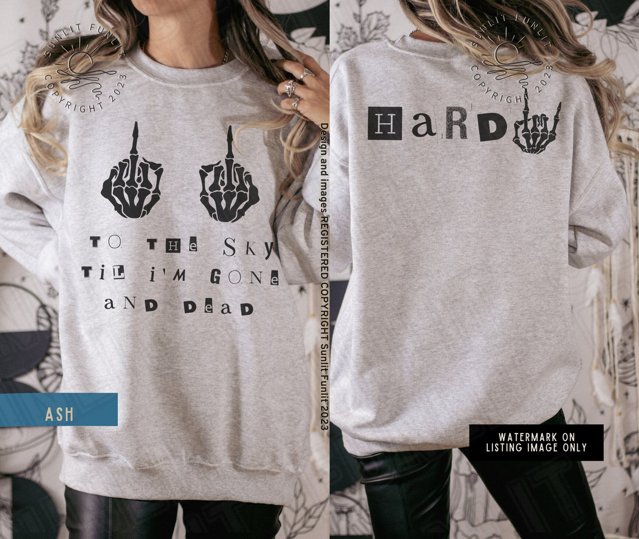 Hardy Sweatshirt Sold Out Shirt, Mockingbird and Crow Tour, Hardy Middle Finger Concert Merch Crewneck Sweater Men, Country Concert Oversize - SunlitFunlit