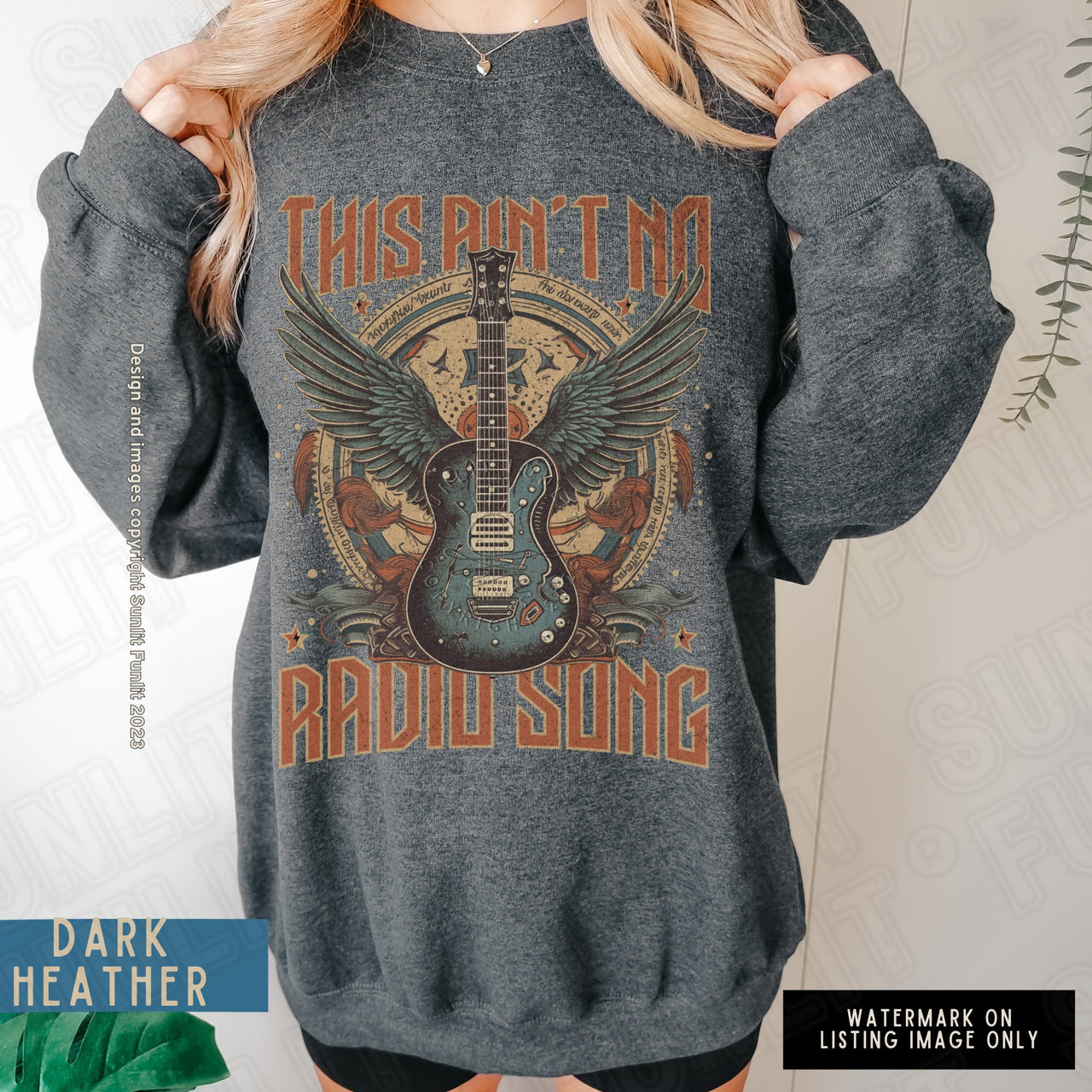 Hardy Sweatshirt for Concert, Vintage Inspired Hardy Radio Song Sweater, Oversized Hardy Graphic Crewneck, Country Music Concert, Fan Gift - SunlitFunlit