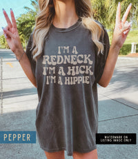 Thumbnail for Country Concert Shirt Hardy, Redneck Hick Hippie Concert T Shirt, Comfort Colors Country Music Shirt Dress, Hardy Tour Tee, Funny Oversized - SunlitFunlit