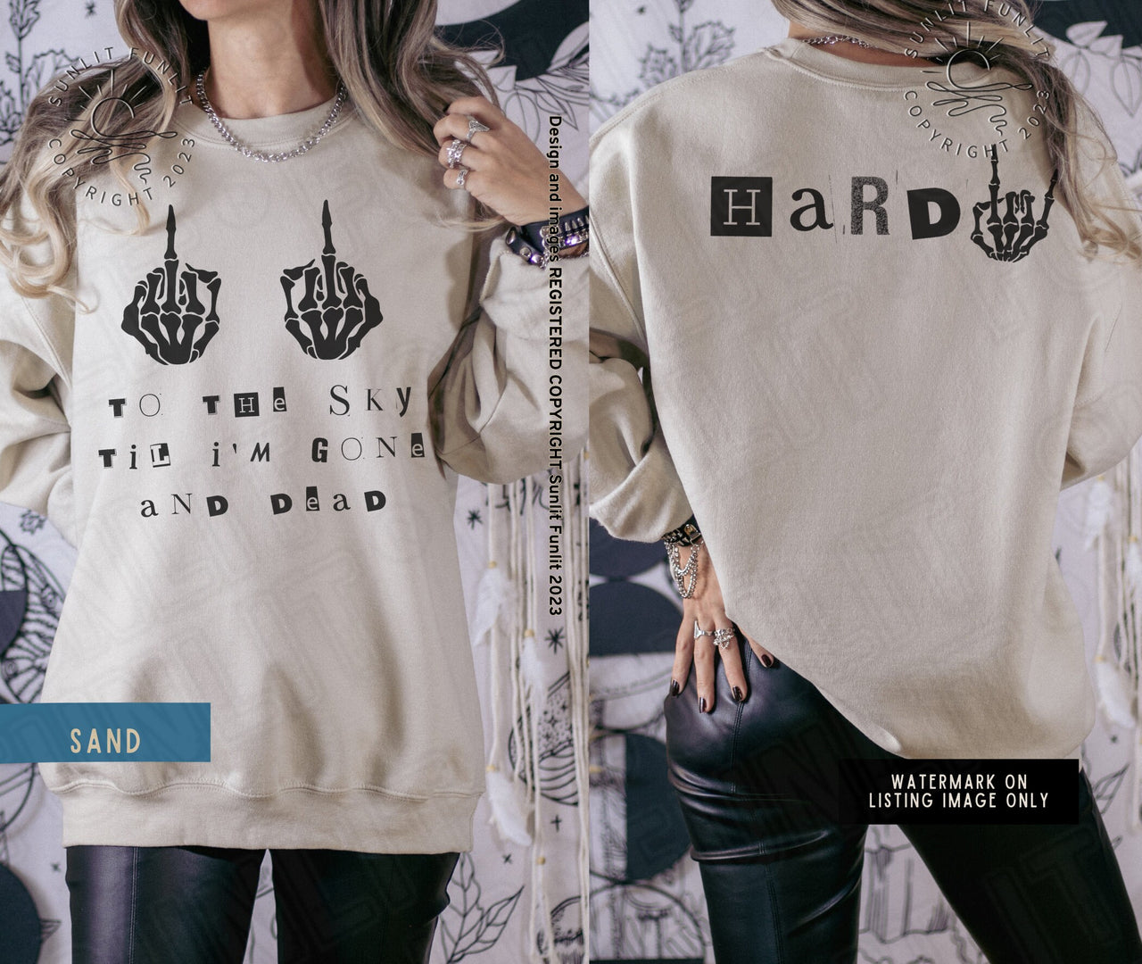 Hardy Sweatshirt Sold Out Shirt, Mockingbird and Crow Tour, Hardy Middle Finger Concert Merch Crewneck Sweater Men, Country Concert Oversize - SunlitFunlit