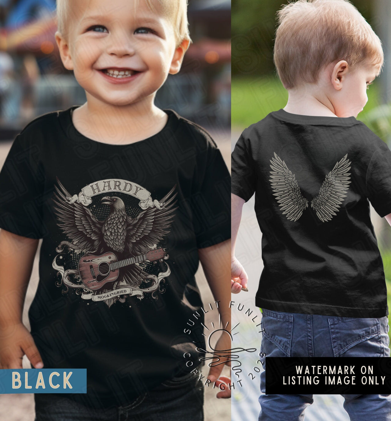 Hardy Shirt For Kids, Toddler Hardy TShirt, Hardy Kid Shirt, Mockingbird Crow Hardy Merch, Country Music Shirts Hardy Gift For Kids Children - SunlitFunlit