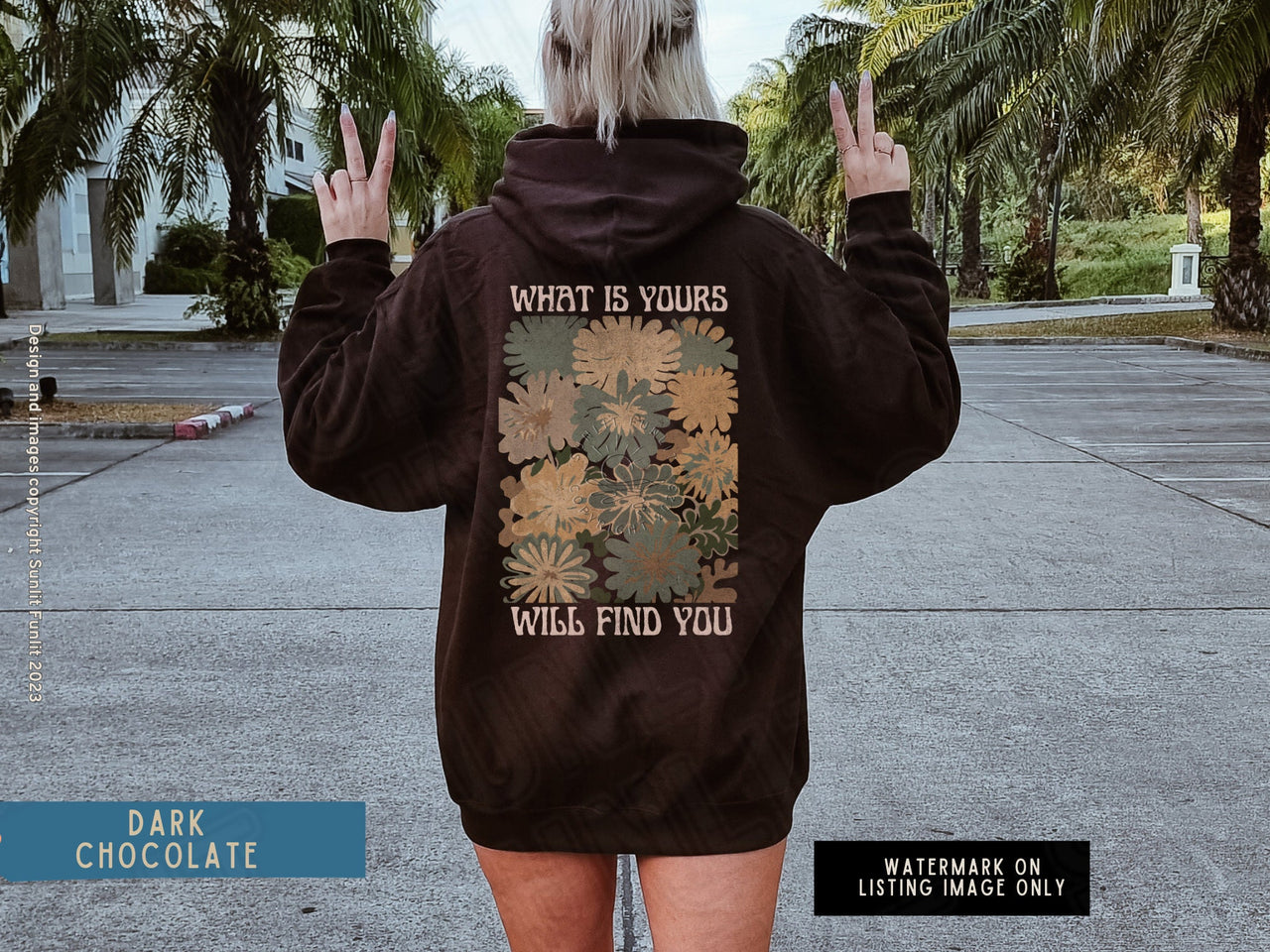 Faith Based Trendy Sweatshirt Christian Hoodie, Wild Flower Bible Verse Sweater, Faith Over Fear Trust in the Lord Jesus Jeremiah 29 11 Gift - SunlitFunlit