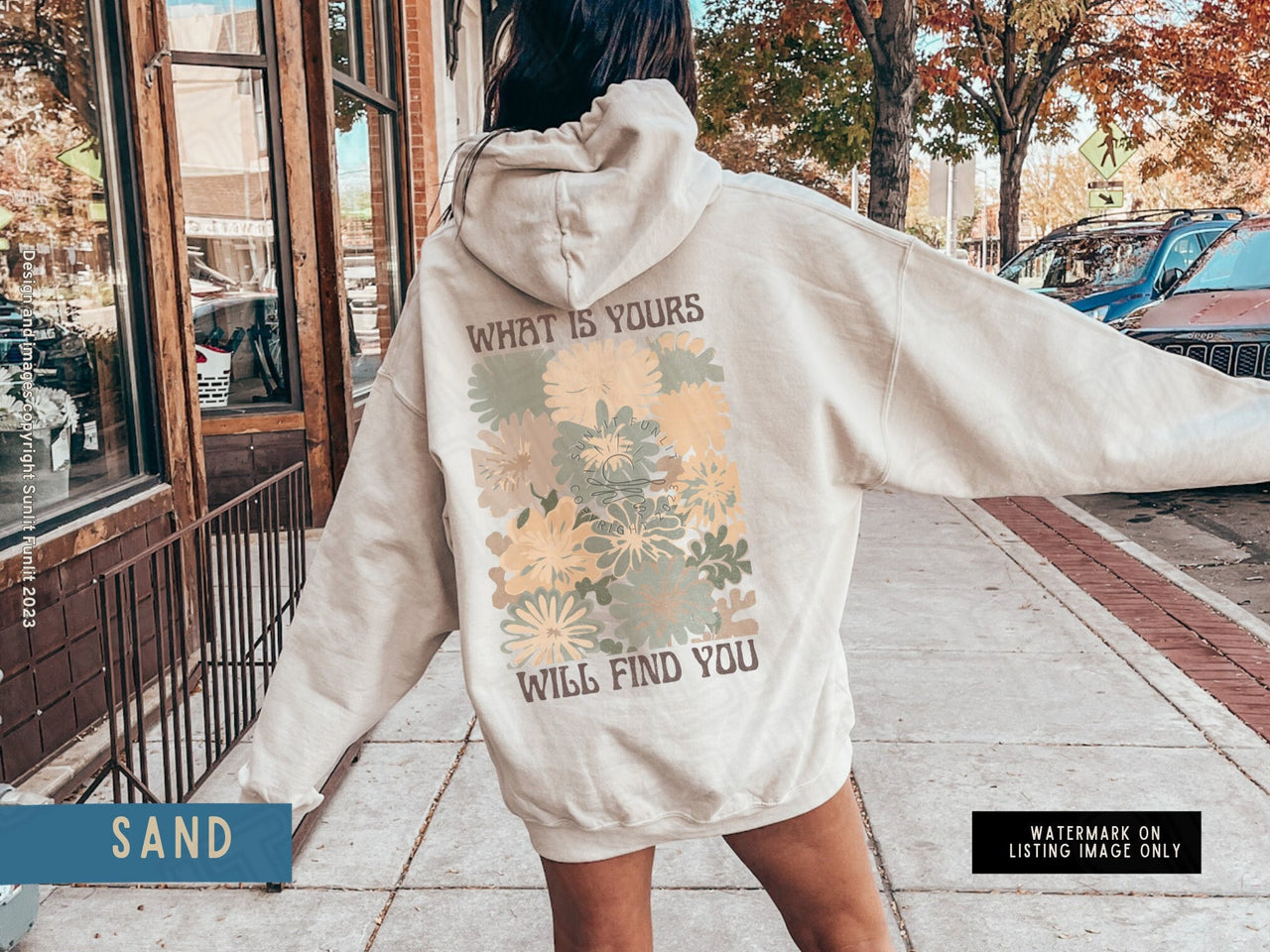 Faith Based Trendy Sweatshirt Christian Hoodie, Wild Flower Bible Verse Sweater, Faith Over Fear Trust in the Lord Jesus Jeremiah 29 11 Gift - SunlitFunlit