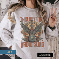 Thumbnail for Hardy Sweatshirt for Concert, Vintage Inspired Hardy Radio Song Sweater, Oversized Hardy Graphic Crewneck, Country Music Concert, Fan Gift - SunlitFunlit