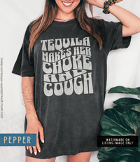 Thumbnail for Country Music Shirt Dress, Funny Tequila Shirt, Oversized Comfort Colors Concert Outfit T Shirt, Western Drinking Tee, Music Fan Gift, Rodeo - SunlitFunlit