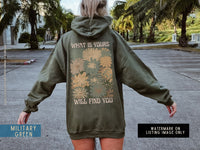 Thumbnail for Faith Based Trendy Sweatshirt Christian Hoodie, Wild Flower Bible Verse Sweater, Faith Over Fear Trust in the Lord Jesus Jeremiah 29 11 Gift - SunlitFunlit