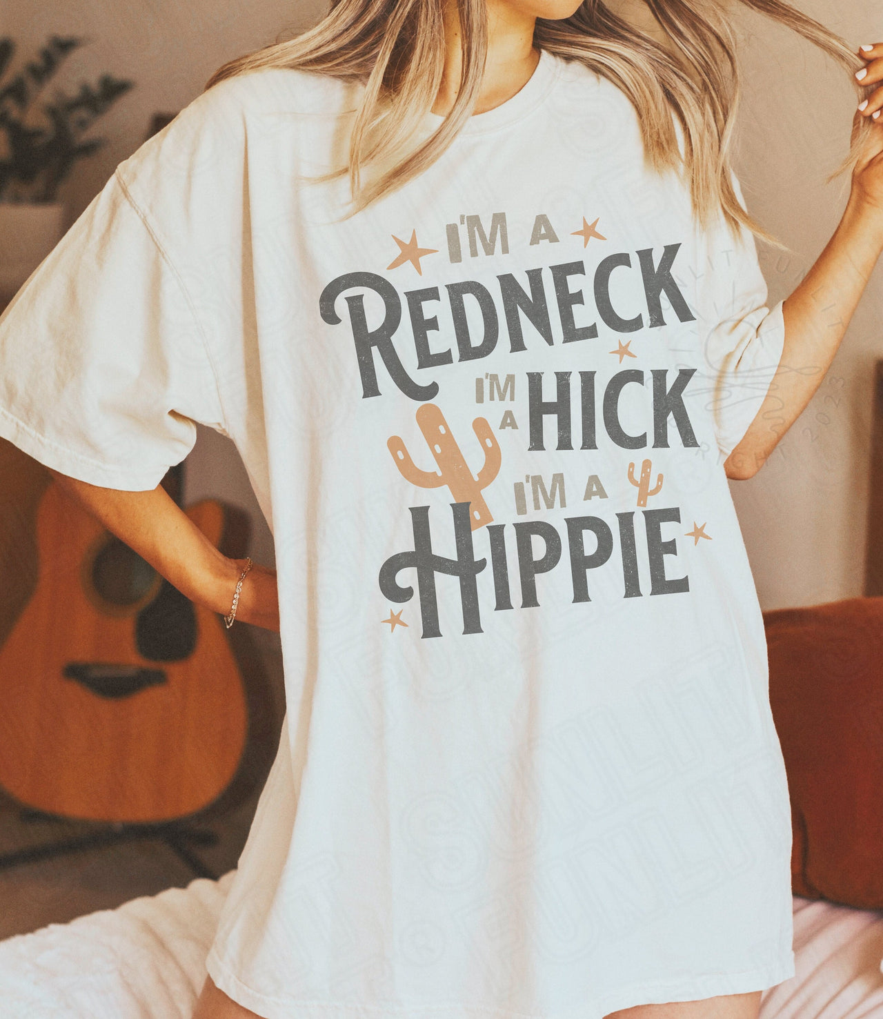 Hardy Shirt for Concert, Hardy Country Shirt, Country Music Tshirts Hardy Comfort Colors Oversized Tee, Redneck Hick Hippie, Music Fan Gift - SunlitFunlit