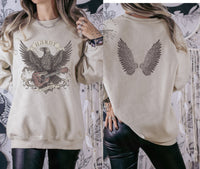 Thumbnail for Hardy Sweatshirt for Concert, Hardy Shirt Mockingbird Crow, Country Music Sweater, Two Sided Crewneck Sweater, Oversized Hardy Fan Gift - SunlitFunlit