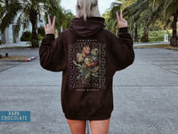 Thumbnail for Jelly Roll Hoodie Somebody Save Me Sweatshirt, Jelly Roll Concert Merch Pullover, Two Sided Floral Oversized Country Music Shirt, Fan Gift - SunlitFunlit