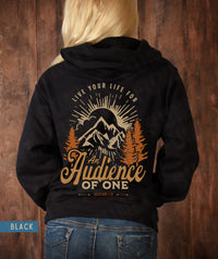 Thumbnail for Christian Hoodie Words on Back, Galatians Sweatshirt Mountain, Hoodies Front and Back, Subtle Christian Aesthetic Sweater, Religious Gift - SunlitFunlit