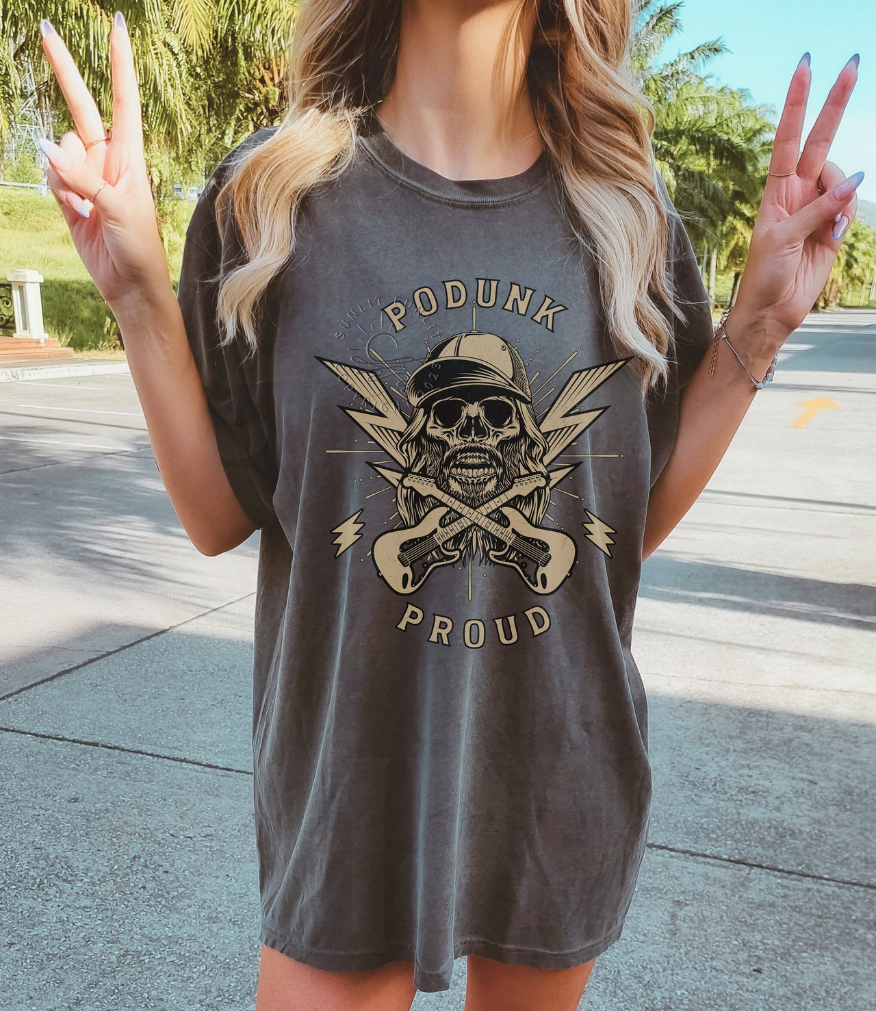 Hardy Shirt for Concert, Hardy Country Shirt, Country Music Tshirts Hardy Comfort Colors Oversized, Podunk Proud Vintage Inspired Band Tee - SunlitFunlit